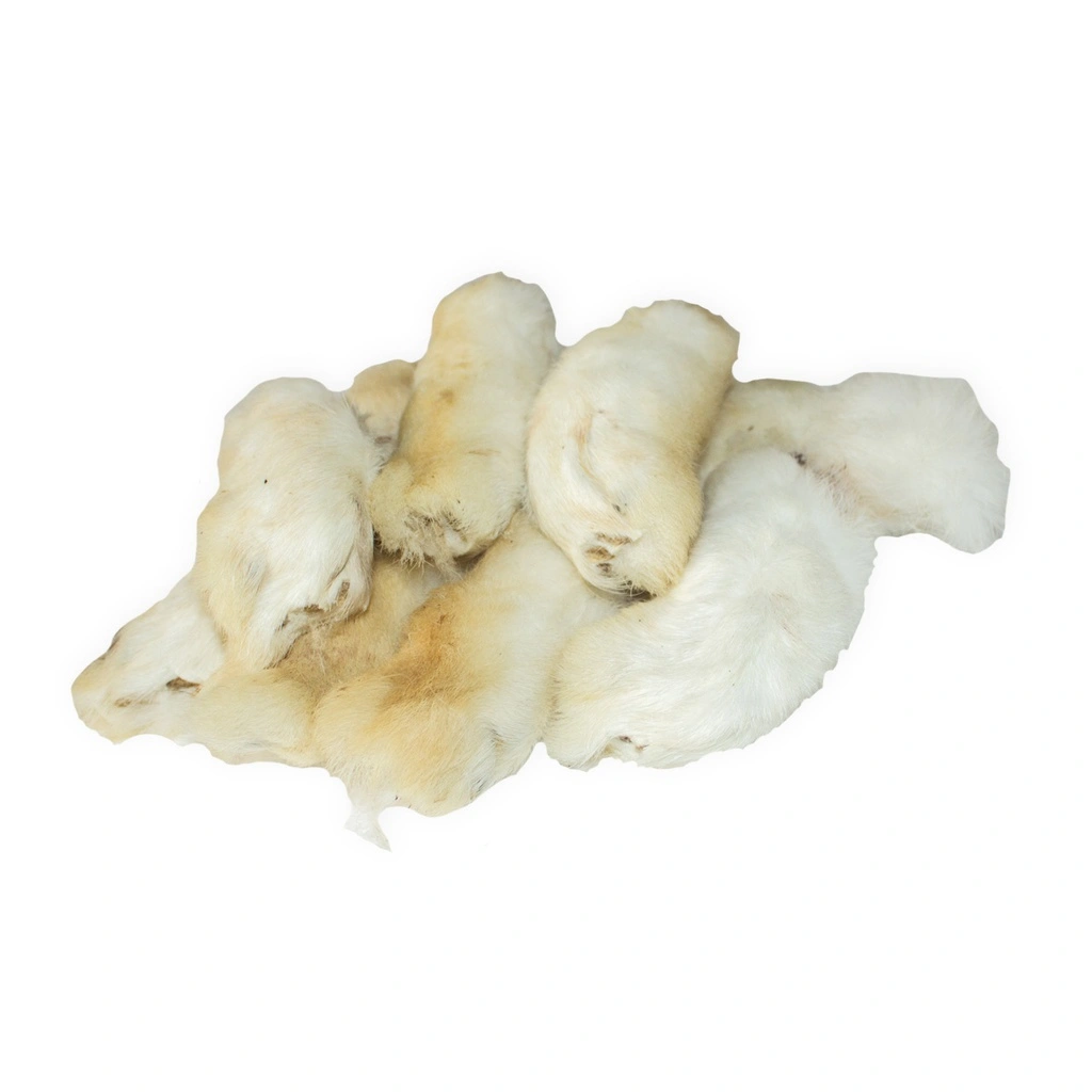 Snackit Kaninpoter med pels 200 g - Naturlige hundesnacks